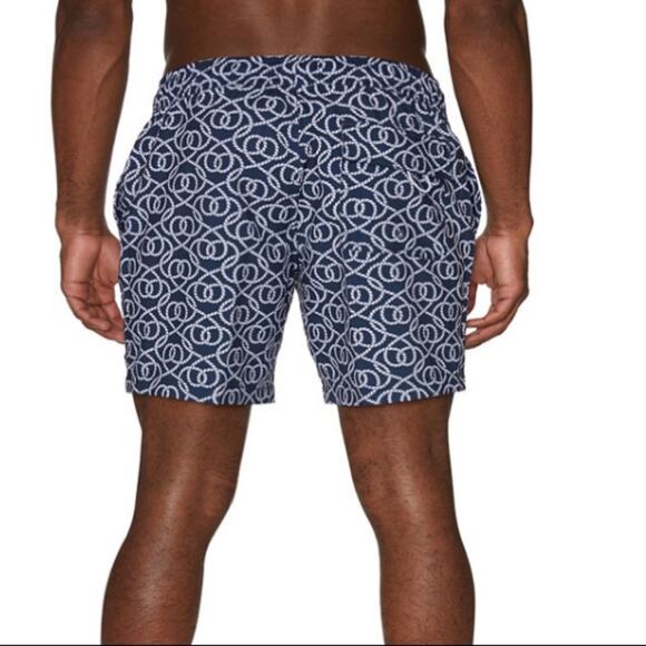 Sperry Navy Nautical Swim Trucks - Picture 3 of 8